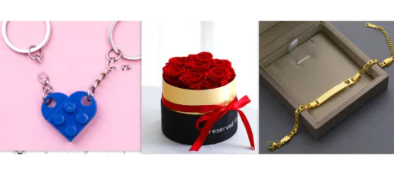 Roses éternelles dans un coffret cadeau